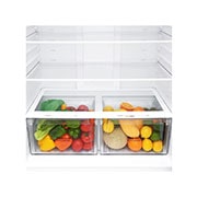 LG ثلاجة | علوي| 18 قدم | LinearCooling | Inverter| DoorCooling⁺™ | إضاءة LED, LT19CBBWIN