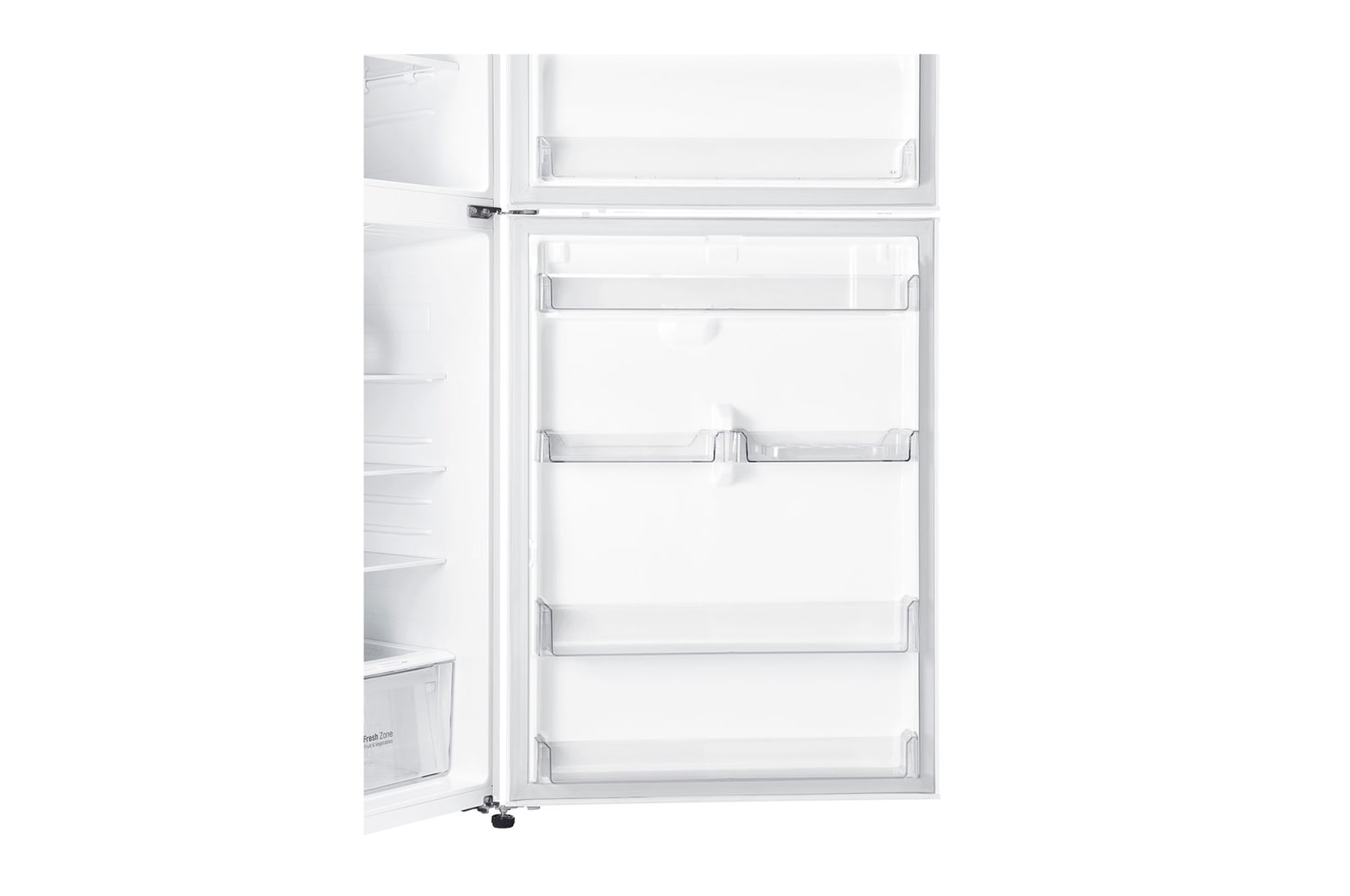 LG ثلاجة | علوي| 18 قدم | LinearCooling | Inverter| DoorCooling⁺™ | إضاءة LED, LT19CBBWIN