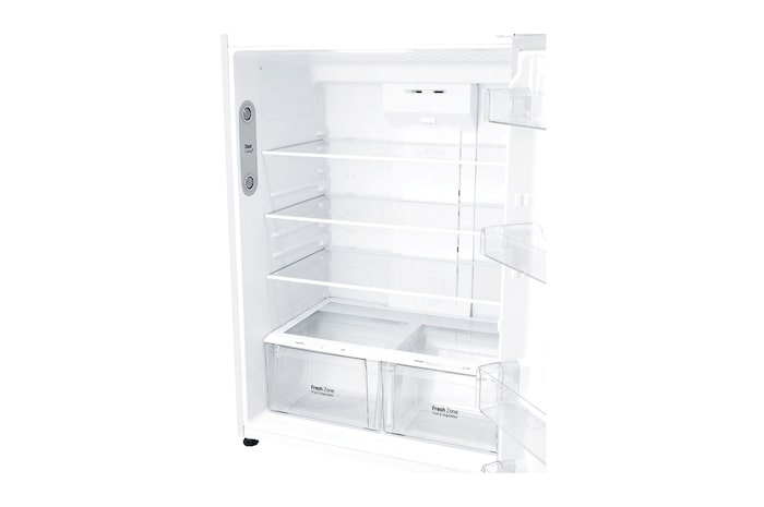 LG ثلاجة | علوي| 18 قدم | LinearCooling | Inverter| DoorCooling⁺™ | إضاءة LED, LT19CBBWIN