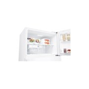 LG 18 قدم، ثلاجة بفريزر علوي، أبيض، تدفق هواء متعدد، موفر للطاقة، ضاغط خطي عاكس, LT19CBBWLN