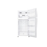 LG 18 قدم، ثلاجة بفريزر علوي، أبيض، تدفق هواء متعدد، موفر للطاقة، ضاغط خطي عاكس, LT19CBBWLN