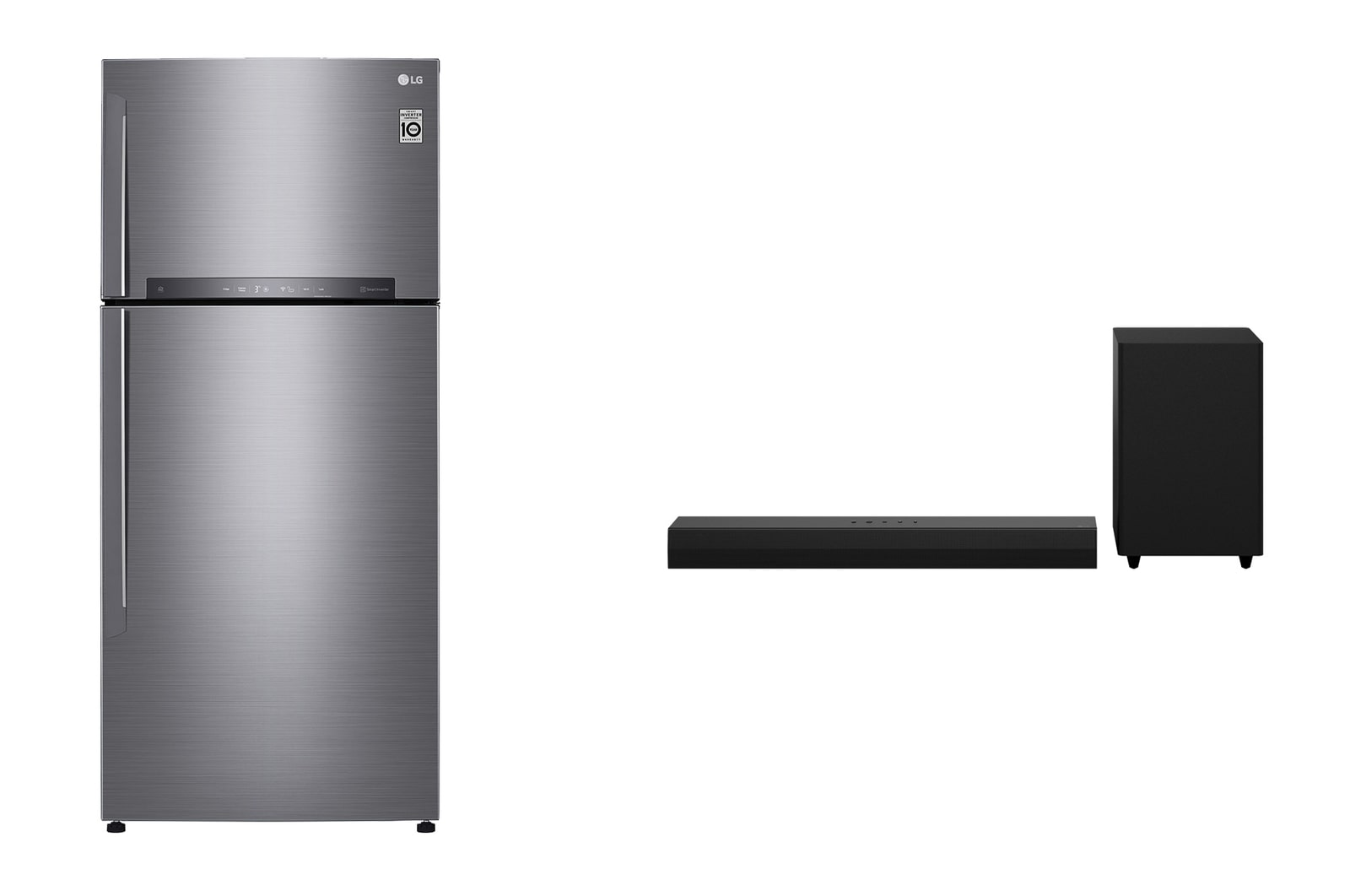 صورة أمامية لـ 17.9 قدم | علوي | LinearCooling | Inverter + مكبر الصوت LG Soundbar S30A مع WOW Orchestra وواجهة WOW Interface‏ LT19HBHSIN.S30A001