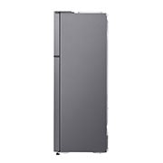 LG 17.9 قدمًا مكعبًا ، ثلاجة بفريزر علوي ، لون فضي بلاتيني ، تكنولوجيا ThinQ (wifi) ، تدفق هواء متعدد ، ضاغط خطي عاكس موفر للطاقة, LT19HBHSLN