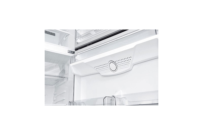 LG 17.9 قدمًا مكعبًا ، ثلاجة بفريزر علوي ، لون فضي بلاتيني ، تكنولوجيا ThinQ (wifi) ، تدفق هواء متعدد ، ضاغط خطي عاكس موفر للطاقة, LT19HBHSLN