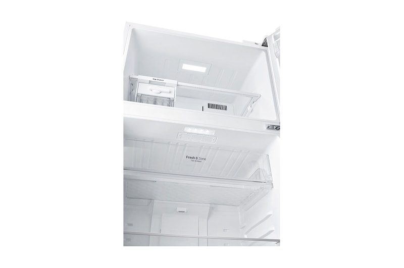 LG 17.9 قدمًا مكعبًا ، ثلاجة بفريزر علوي ، لون فضي بلاتيني ، تكنولوجيا ThinQ (wifi) ، تدفق هواء متعدد ، ضاغط خطي عاكس موفر للطاقة, LT19HBHSLN