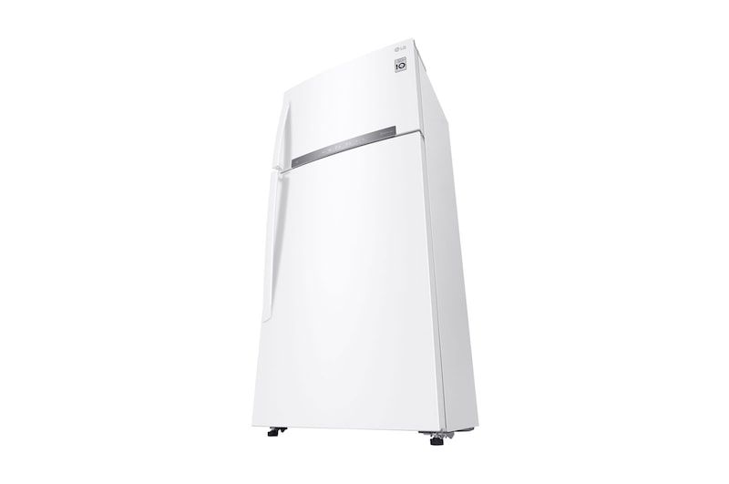 LG 17.9 قدمًا مكعبًا ، ثلاجة بفريزر علوي ، لون أبيض ، تكنولوجيا ThinQ (wifi) ، تدفق هواء متعدد ، ضاغط خطي عاكس موفر للطاقة, LT19HBHWLN