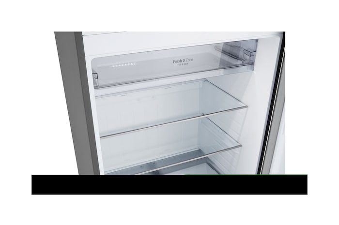 مظهر يوضح الجزء السفلي من الثلاجة مفتوحا