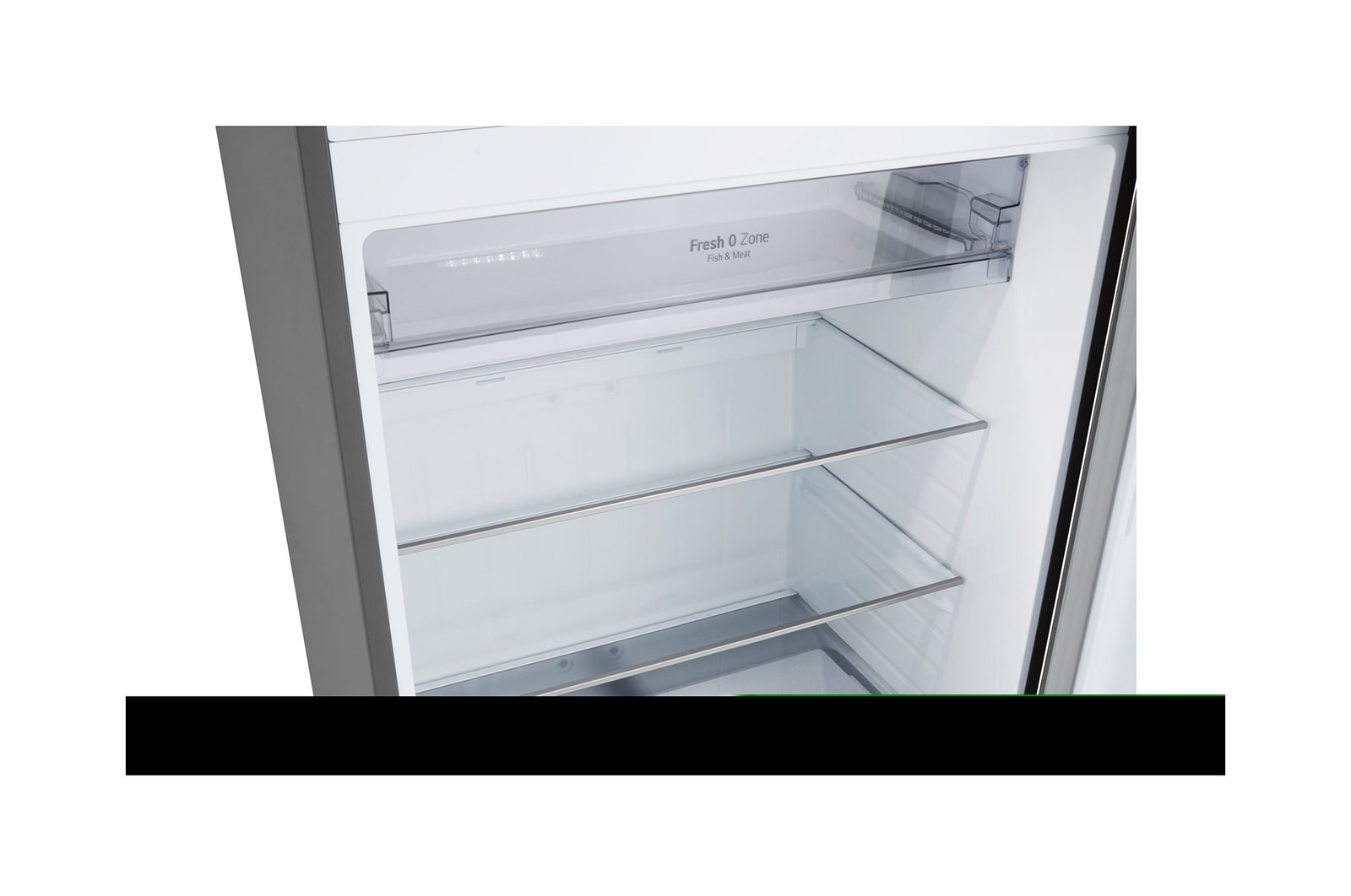 مظهر يوضح الجزء السفلي من الثلاجة مفتوحا