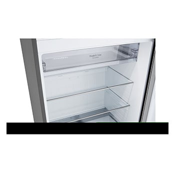 مظهر يوضح الجزء السفلي من الثلاجة مفتوحا