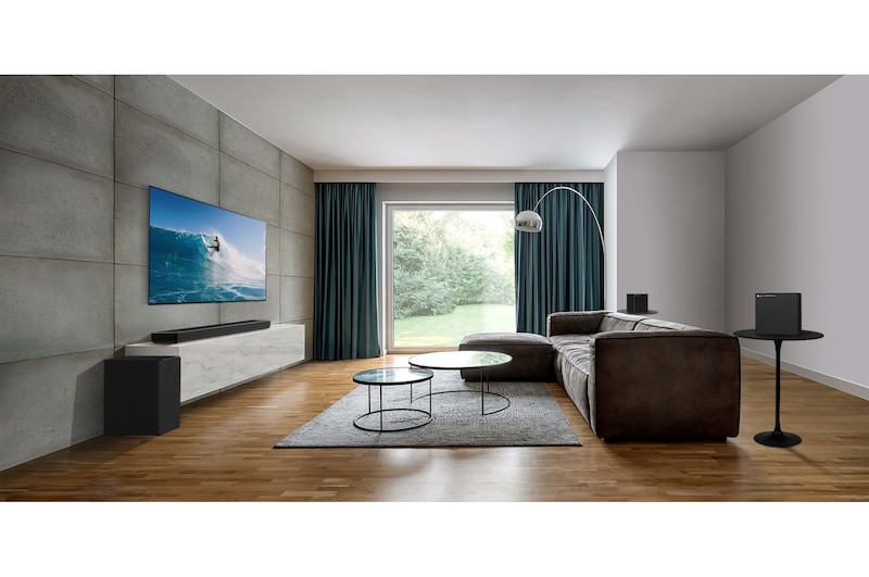 LG SP11RA، 770 واط، قناة 7.1.4 مع مكبر صوت Meridian وDolby Atmos, SP11RA