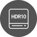 شاشة تُظهر روبوت في اللعبة. مقارنة بالصورة التقليدية وتطبيق HDR 10 Pro.