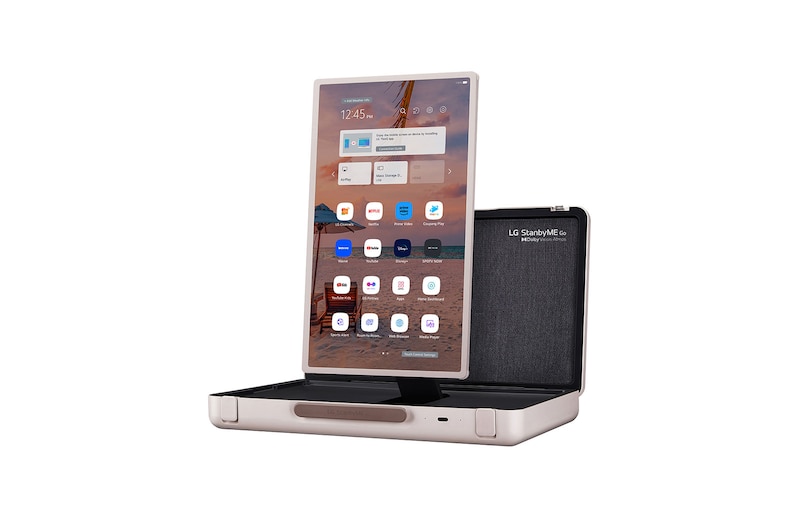 LG شاشة إل جي LG StanbyME Go المتنقلة وتعمل باللمس, 27LX5QKNA