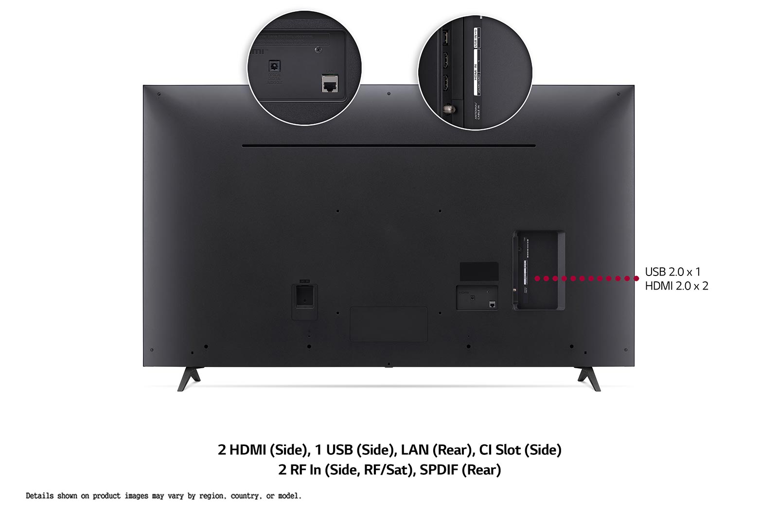 LG تلفزيون فائق الوضوح (UHD) من إل جي بدقة 4K مقاس 50 بوصة من السلسلة 77، معالج رباعي النواة، HDR (النطاق الديناميكي العالي) النشط، شاشة السينما، الريموت السحري والذكاء الاصطناعي بالعربية, 50UP7750PVB