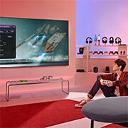LG إل جي كيونيد 4K تلفاز ذكي 86 بوصة السلسة 80, معالج ألفا 7 الجيل الخامس, HGiG., 86QNED806QA