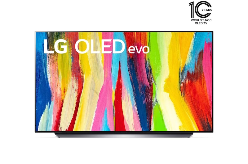 LG إل جي أوليد 4K تلفاز ذكي 48 بوصة السلسة C2, معالج ألفا 9 الجيل الخامس, جي-سينك, وفري سينك للألعاب ومعدل إستجابة 1 ملي ثانية., OLED48C26LA