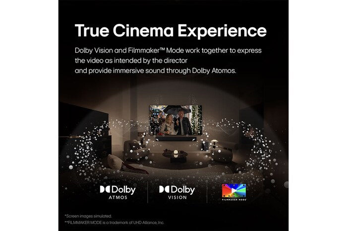 LG تلفزيون LG OLED evo AI CS4 4K الذكي مقاس 55 بوصة المدعوم بجهاز التحكم AI Magic remote وتكنولوجيا الصوت Dolby Vision وواجهة webOS24 طراز عام (2024), OLED55CS4VA