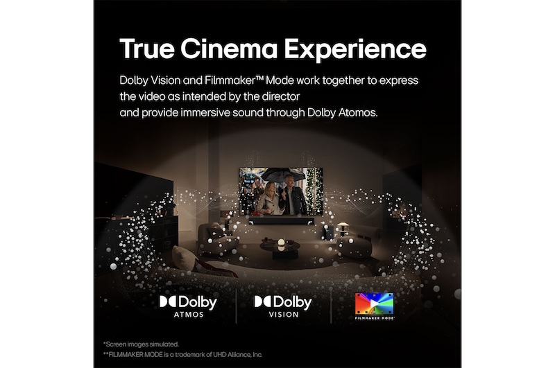 LG تلفزيون LG OLED evo AI CS4 4K الذكي مقاس 55 بوصة المدعوم بجهاز التحكم AI Magic remote وتكنولوجيا الصوت Dolby Vision وواجهة webOS24 طراز عام (2024), OLED55CS4VA