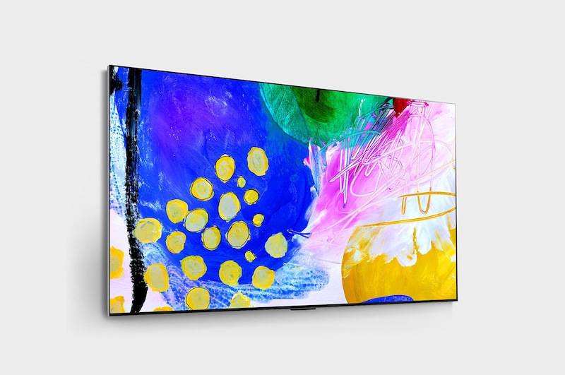 LG إل جي أوليد 4K تلفاز ذكي 65 بوصة السلسة G2 بتصميم غاليري, معالج ألفا 9 الجيل الخامس, جي-سينك, وفري سينك للألعاب ومعدل إستجابة 1 ملي ثانية., OLED65G26LA