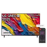 تلفزيون LG QNED AI QNED82 4K Smart TV مقاس 65 بوصة المدعوم بجهاز التحكم AI Magic remote وميزة HDR10 وواجهة webOS25 طراز عام 2025