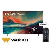 تلفزيون QNED MiniLED الذكي، مزود بتقنية ، مقاس 65 بوصة، نظام تشغيل WebOS، الريموت السحري، الذكاء الاصطناعي للصوت والصورة برو، دولبي فيجن و دولبي اتموس ،120Hz، سلسلة QNED85