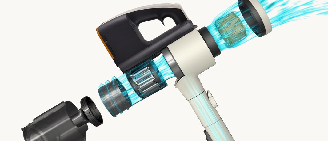 تُظهر الصور التوضيحية 5-Step Filtration System.
