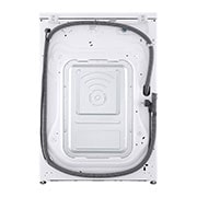 LG ذات تحميل أمامي سعة 15 كجم | ™SmartThinQ | باب من الزجاج المقوى, WF1510WHT