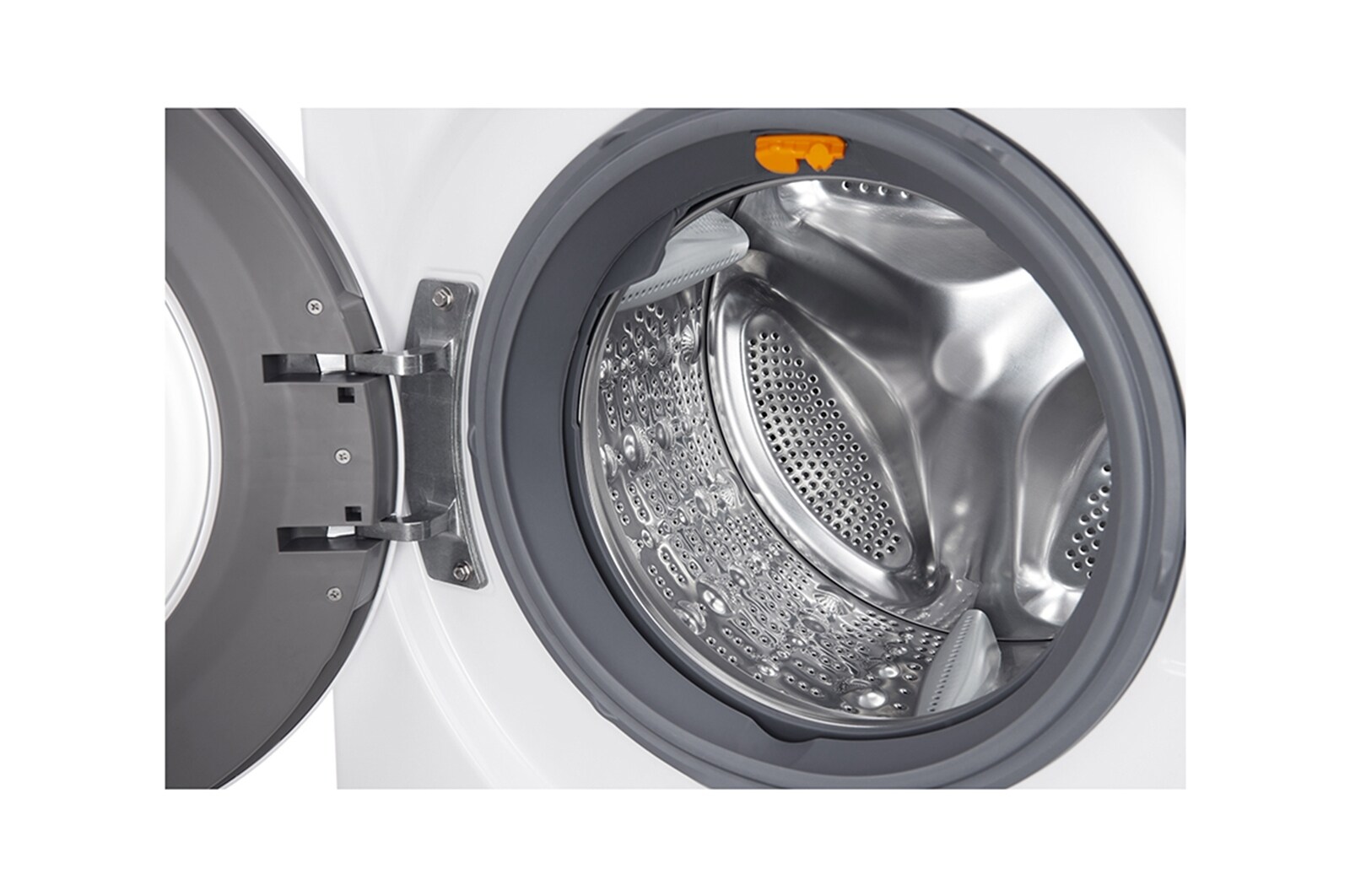 LG إل جي التحميل الأمامي 9 كغ أبيض تيربو واش, WFS0914WH