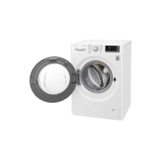 LG إل جي التحميل الأمامي 9 كغ أبيض تيربو واش, WFS0914WH