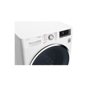 LG إل جي التحميل الأمامي 9 كغ أبيض تيربو واش, WFS0914WH