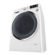 LG غسالة بباب أمامي سعة 10.5 كجم، بلون أبيض، تدعم تطبيق SmartThinQ (عبر اتصال Wi-Fi), TurboWash™, WFS1114WHN