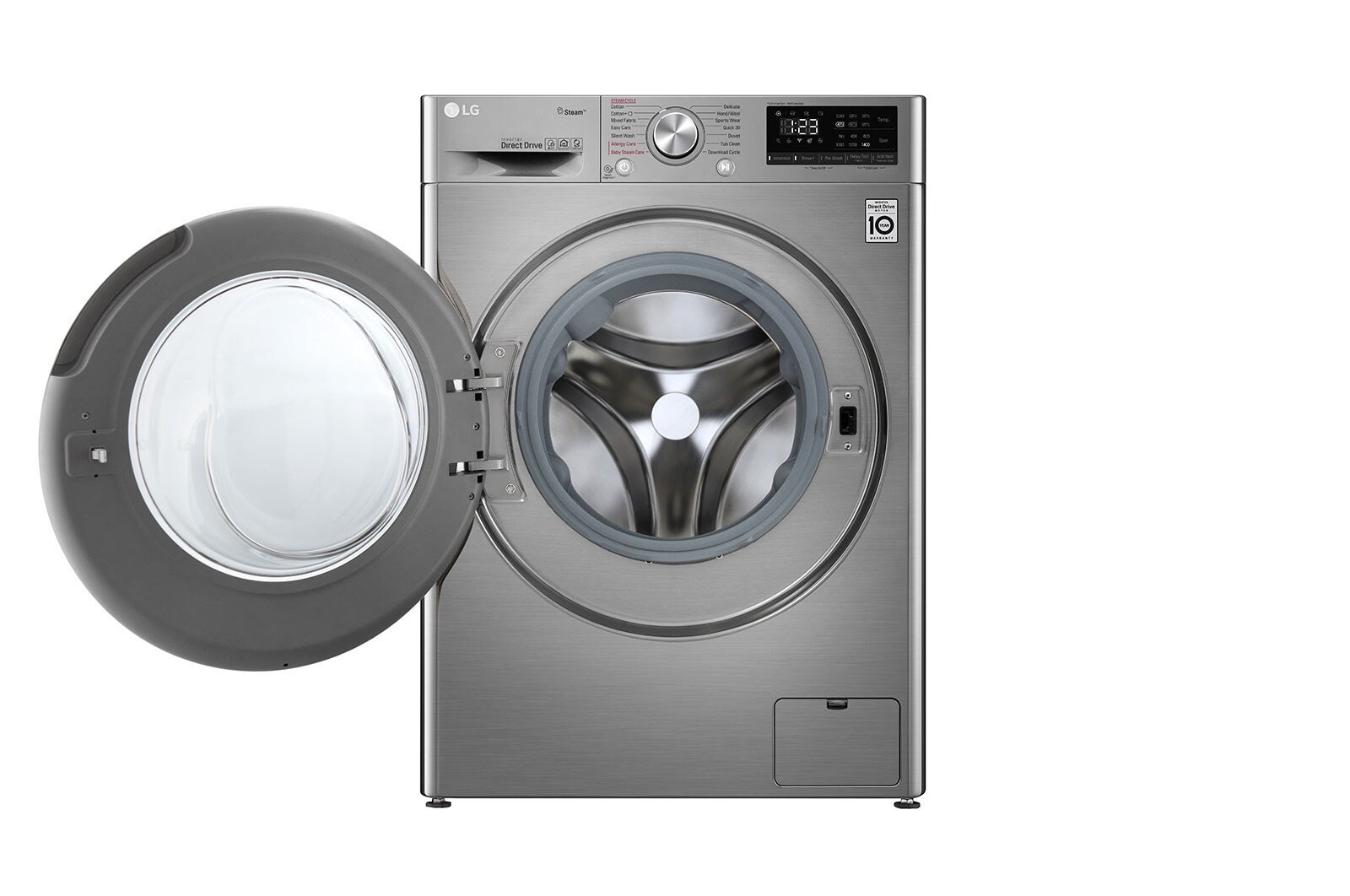 LG غسالة سعة 9 كجم ذات تحميل أمامي مع AI DD™‎، لون VCM , WFV0914XM