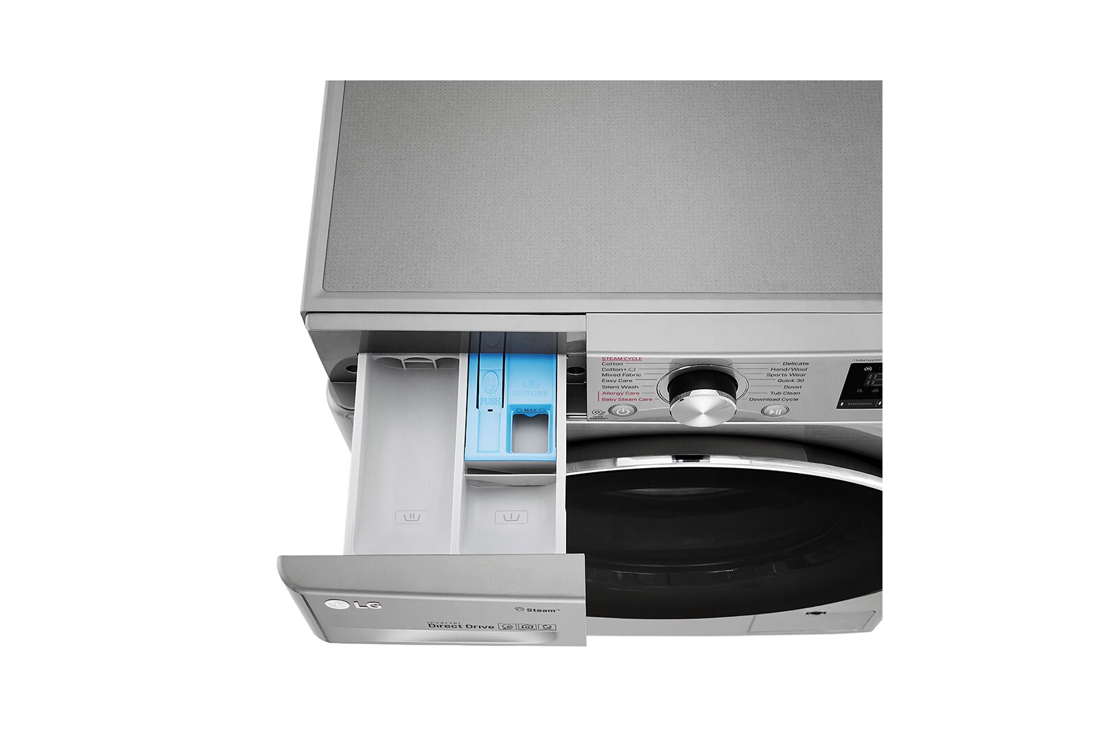 LG غسالة سعة 9 كجم ذات تحميل أمامي مع AI DD™‎، لون VCM , WFV0914XM