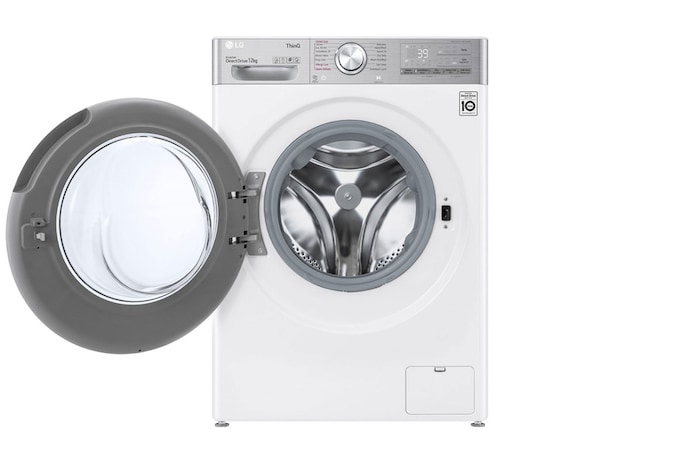 Front view with door open