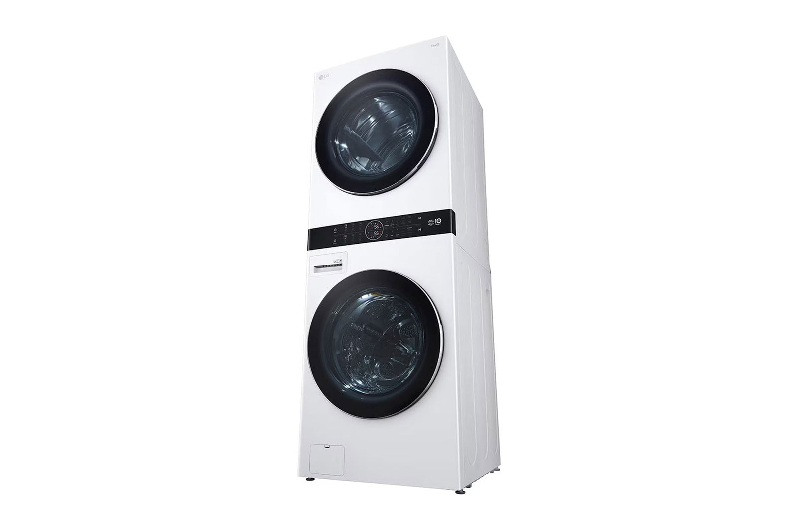 LG وحدة واحدة تحميل أمامي | مع لوحة تحكم بالمنتصف | ™TurboWash 360, WK2116WHT1