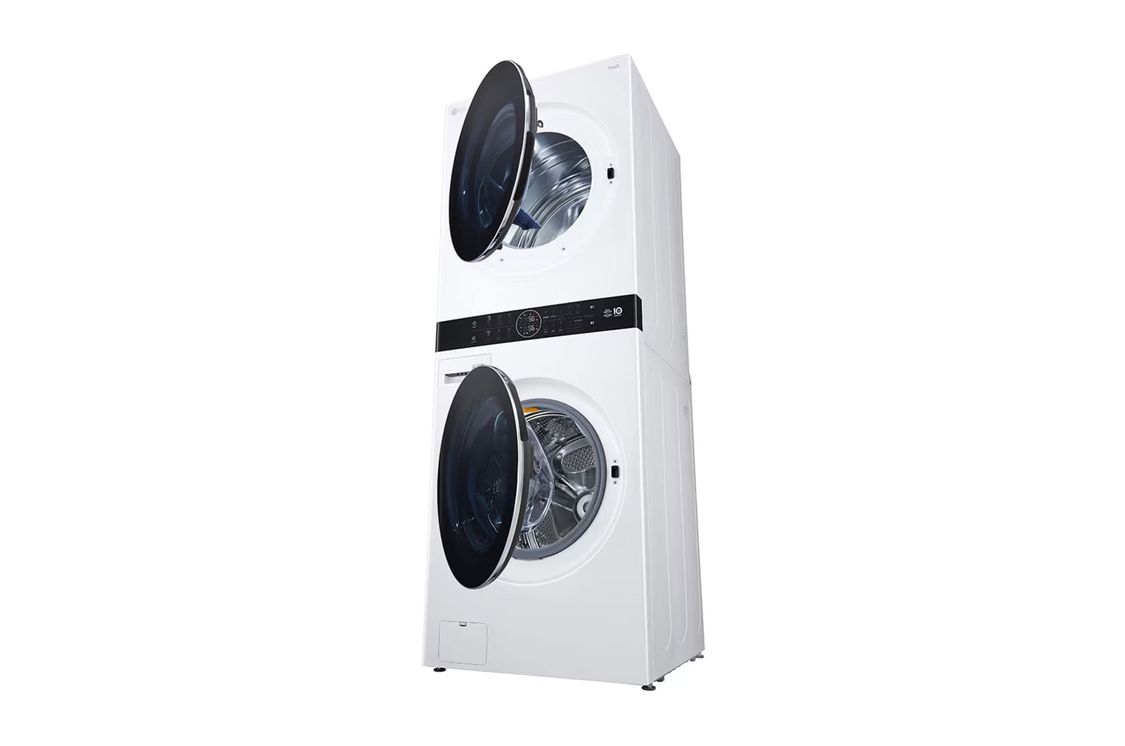 LG وحدة واحدة تحميل أمامي | مع لوحة تحكم بالمنتصف | ™TurboWash 360, WK2116WHT1