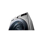 LG سعة 17 كجم، كومبو (غسالة ومجفف)، لون فضي بلاتيني، WiFi، تقنية TurboWash, WS1710XMT