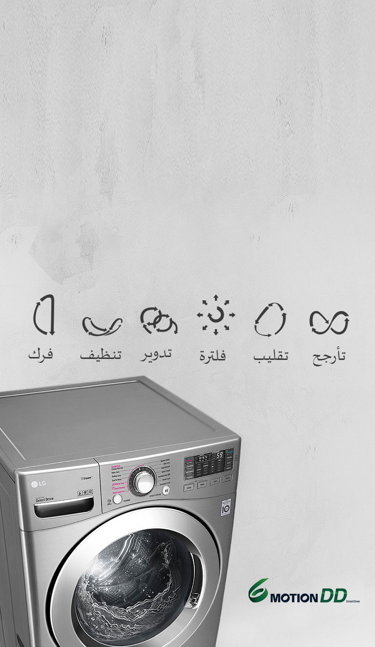 المحرك ذو الدفع المباشر سداسي الحركة