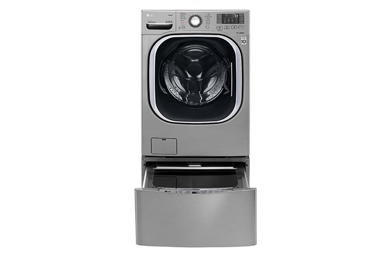 صورة أمامية لـ  حمولتان للغسيل 20 كجم &#43; 11 كجم  مع غسالة LG TWINWash™‎ WS2011XM