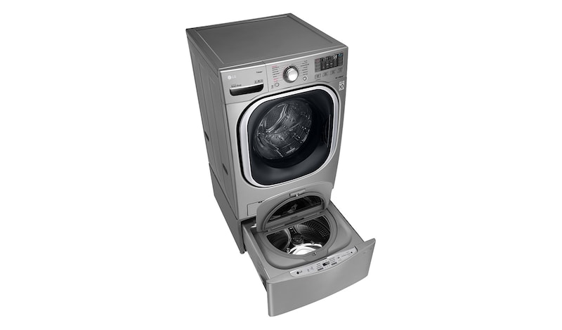 LG  حمولتان للغسيل 20 كجم + 11 كجم  مع غسالة LG TWINWash™‎, WS2011XM