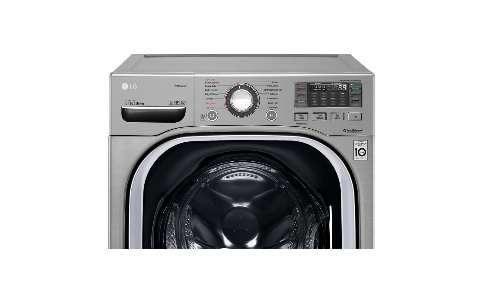 LG  حمولتان للغسيل 20 كجم + 11 كجم  مع غسالة LG TWINWash™‎, WS2011XM
