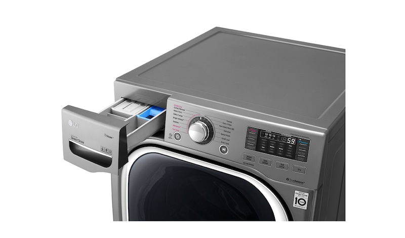 LG  حمولتان للغسيل 20 كجم + 11 كجم  مع غسالة LG TWINWash™‎, WS2011XM