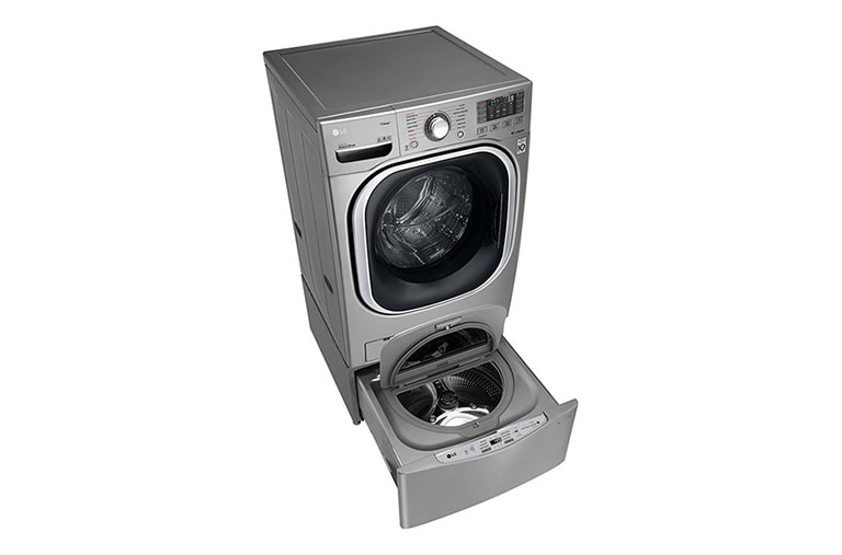 LG  حمولتان للغسيل 20 كجم + 11 كجم  مع غسالة LG TWINWash™‎, WS2011XM