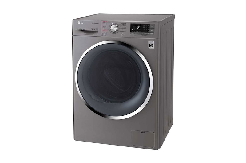 LG غسالة بباب أمامي بحوض غسل سعة 9 كجم مع مجفف سعة 5 كجم، بلون فضي، وتقنية Turbo Dry, WSC0905XMN