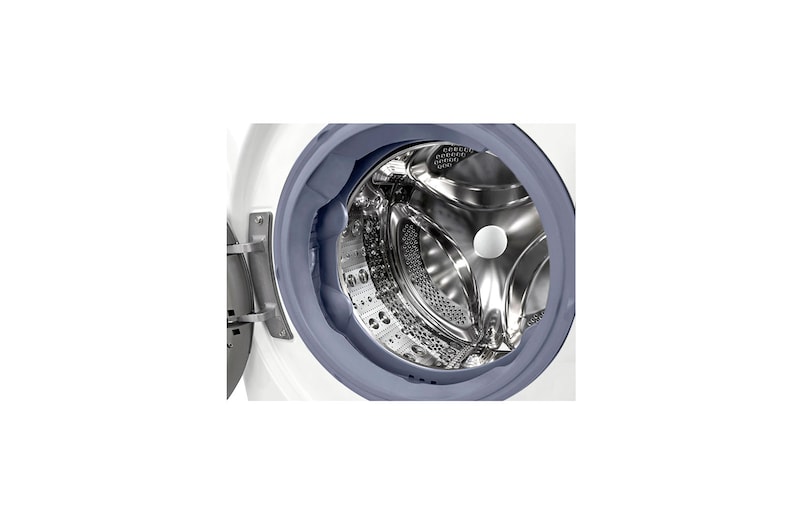 LG غسالة سعة 9 كجم مع مجفف سعة 6 كجم، غسالة ذات تحميل أمامي مع AI DD™، لون أبيض, WSV0906WH