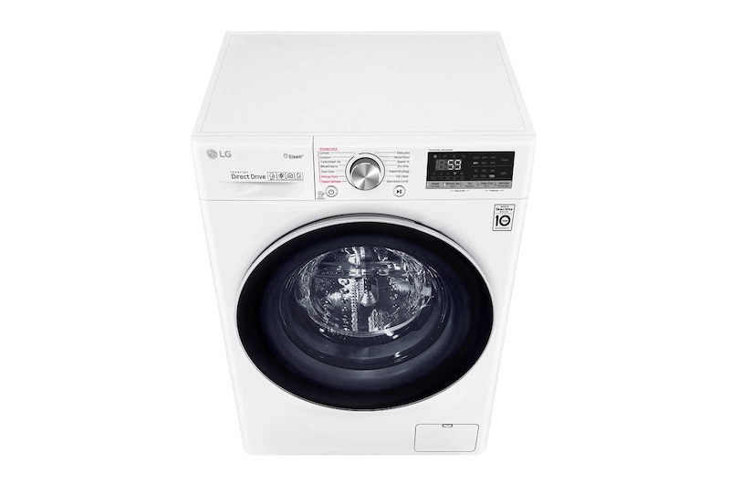 LG سعة 10.5 كجم | مجفف سعة 7 كجم | تحميل أمامي | AI DD™, WSV1107WHT