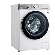 LG غسالة سعة 12 كجم مع مجفف سعة 8 كجم ، غسالة ذات تحميل أمامي بتقنية ™AI DD (عناية ذكية مع حماية أكبر بنسبة ٪18 للأقمشة) ، لون أبيض ، لوحة معدنية جديدة ، بخار + (العناية بالتجاعيد والحساسية) ، غسيل تربو 360 (39 دقيقة) ، ThinQ™ (Wi-Fi) ،, WSV1208WHT