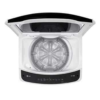 top view with open door