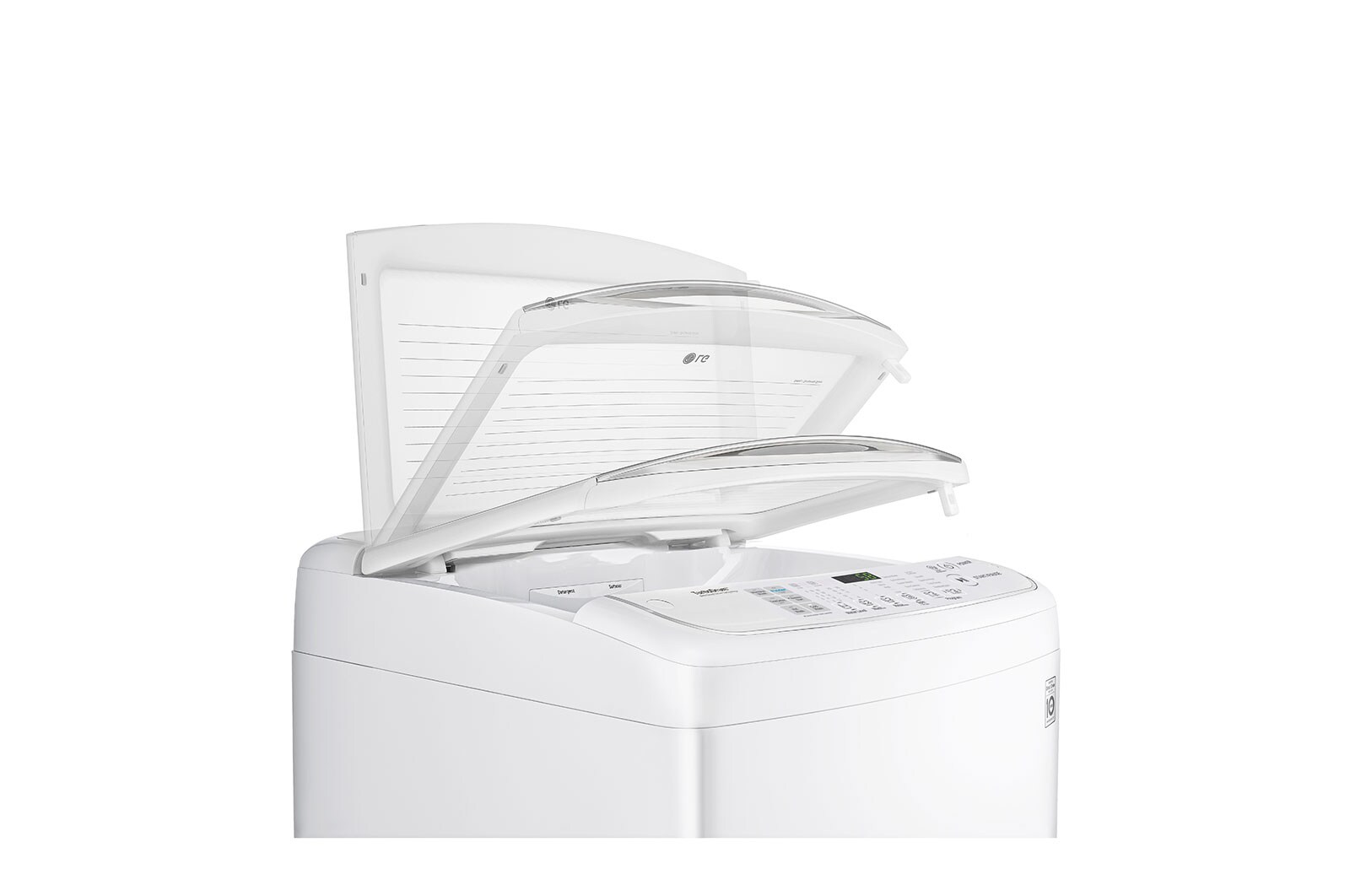 LG بباب علوي سعة 14 كجم | ™TurboWash3D | بخار | تنظيف الحوض | ThinQ, WTS14HHWK