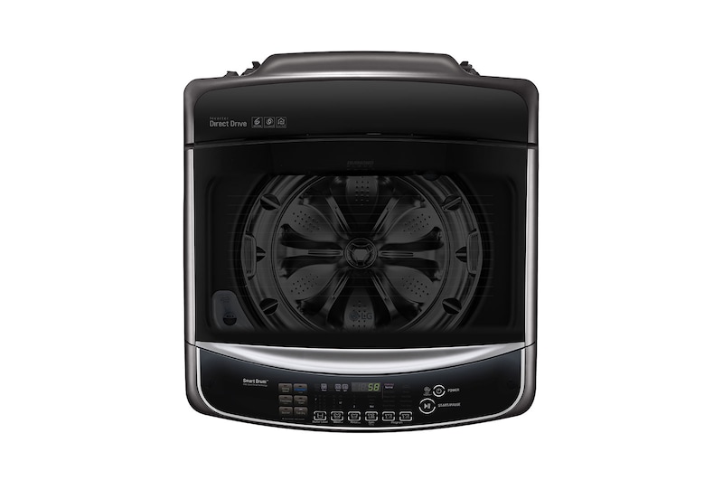 LG غسالة 21 ك | تعبئة علوية | Turbo| ThinQ, WTS21HHBK1