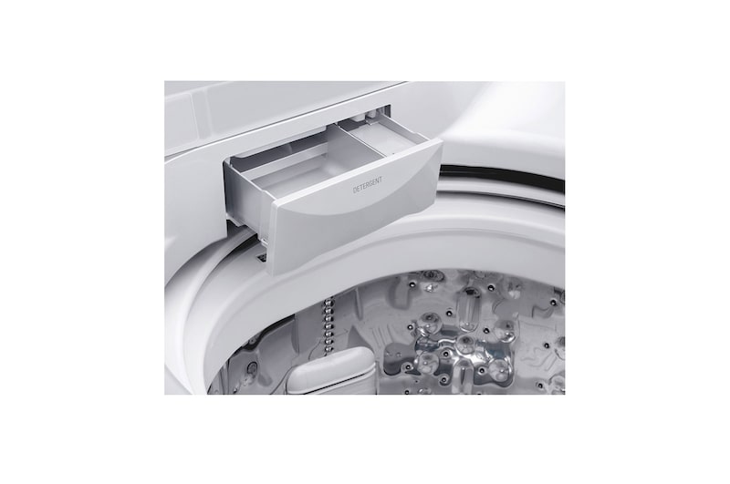 LG غسالة ملابس ذات تعبئة علوية بسعة 11 كيلوجرام، لون أبيض، حركة العاكس الذكية، تشخيص ذكي, WTSV11BW